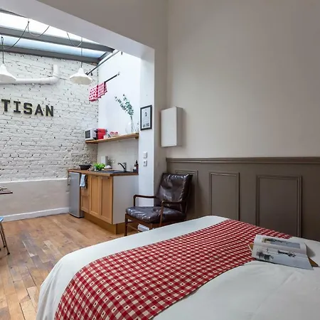 Artisan Lofts Near Marais Apartament Paryż